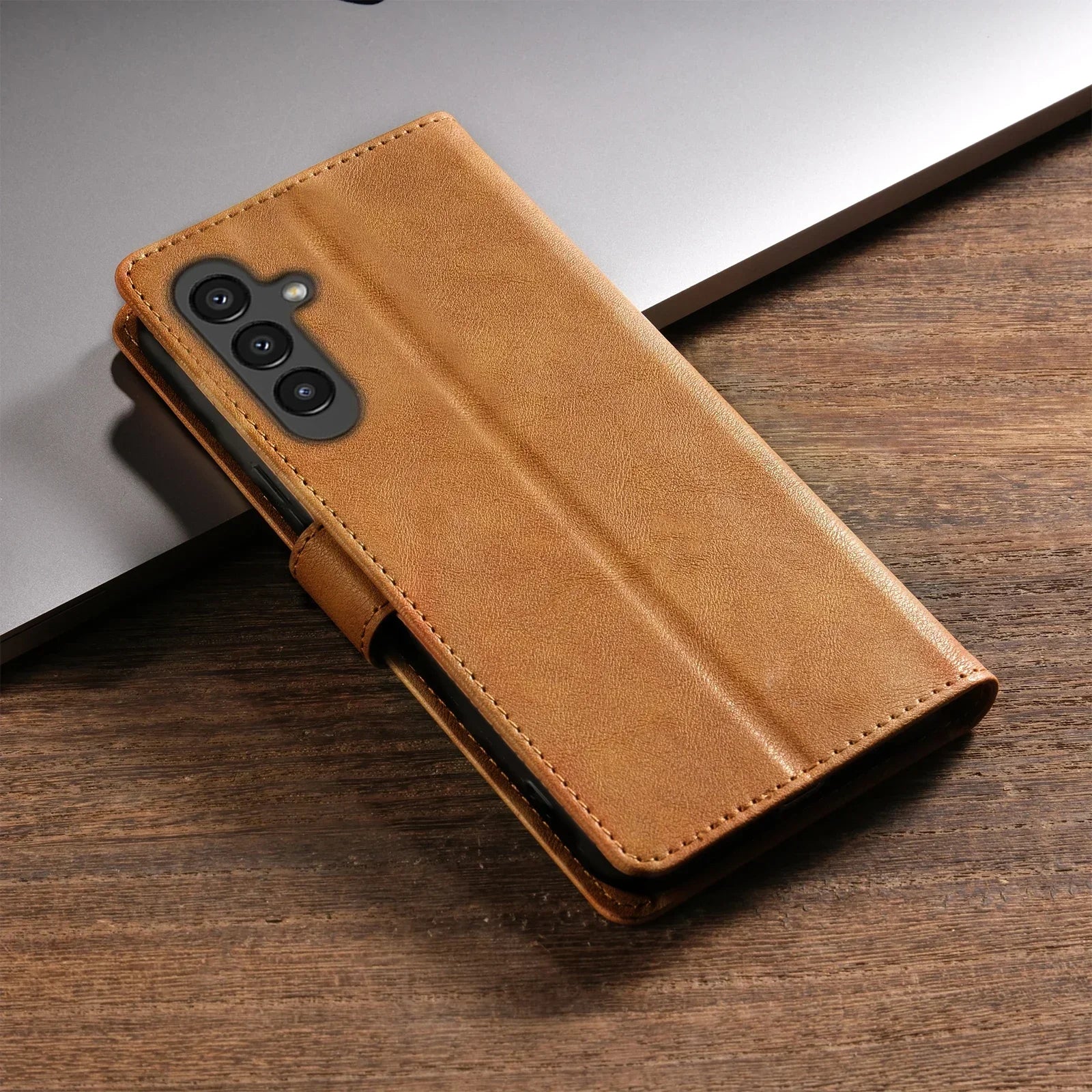 Leder Flip Hülle für Samsung Galaxy