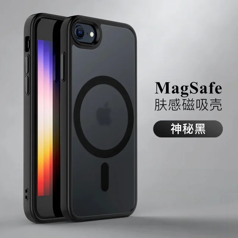 Magnetische Magsafe Hülle iPhone Schwarz