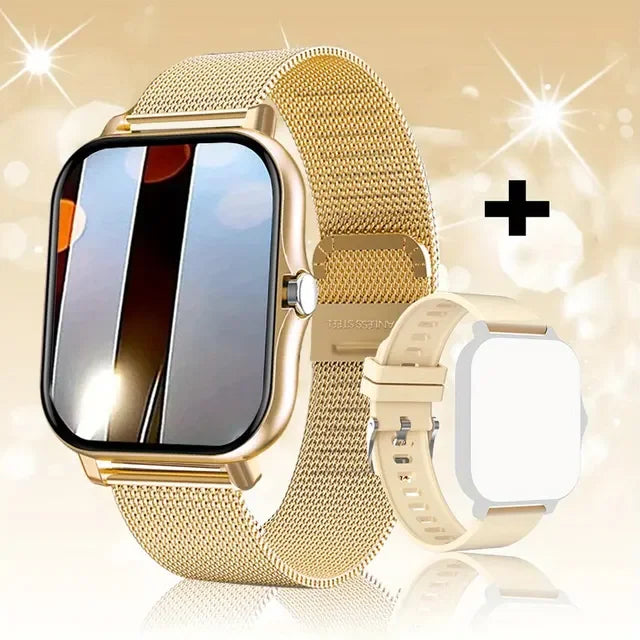 Moderne Smartwatch mit Touchscreen und Fitness-Tracking
