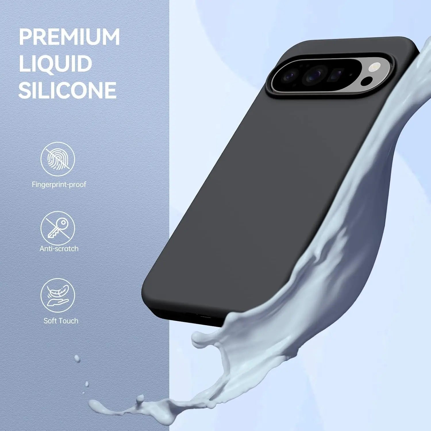 Edle Silikonhülle für Google Pixel 10 Pro