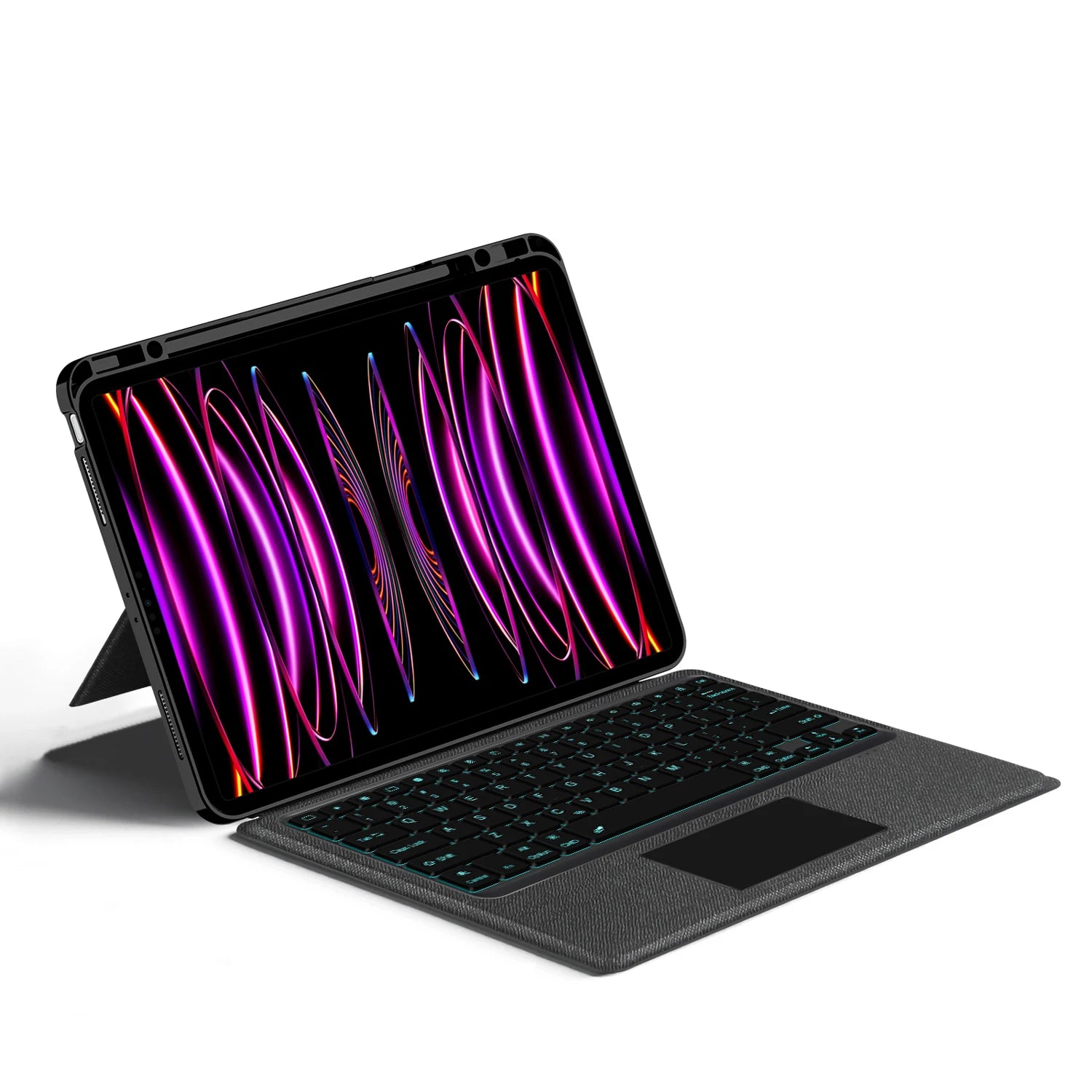 Tastatur mit Hintergrundbeleuchtung für iPad Pro & Air Hülle 11–13 Zoll