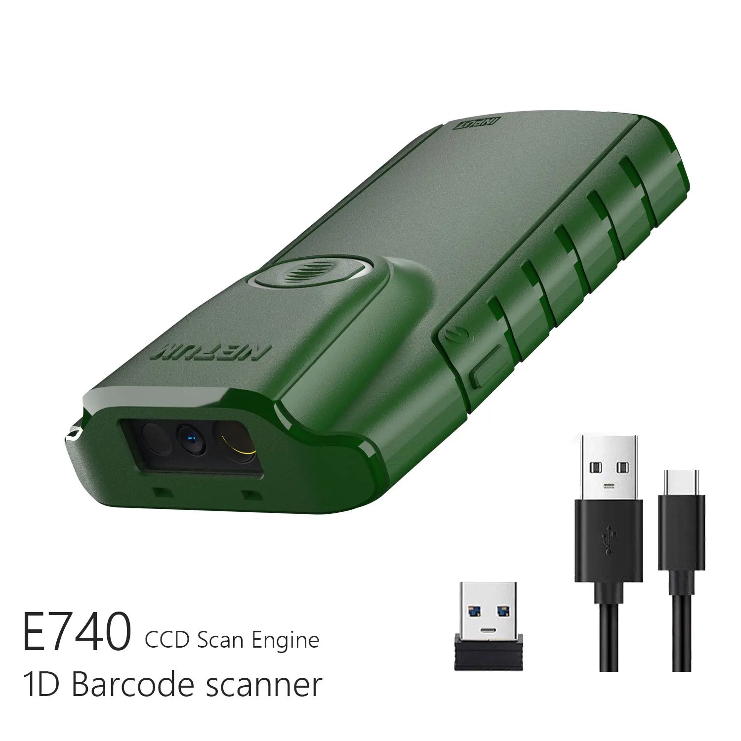 Kabelloser CCD & 2D QR Barcode-Scanner für Kasse
