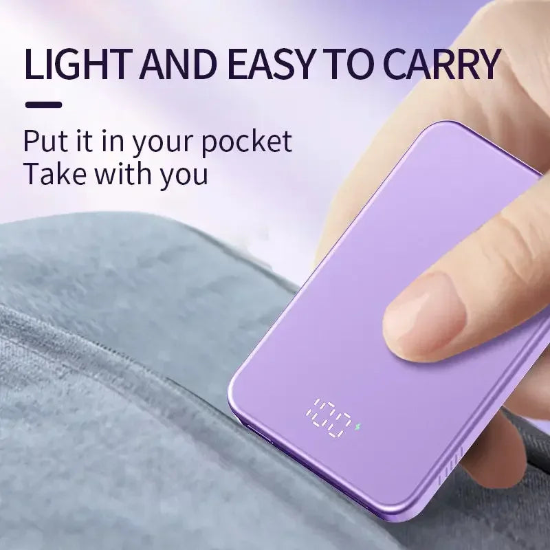 Magnetische 10000mAh Powerbank mit Schnellladung