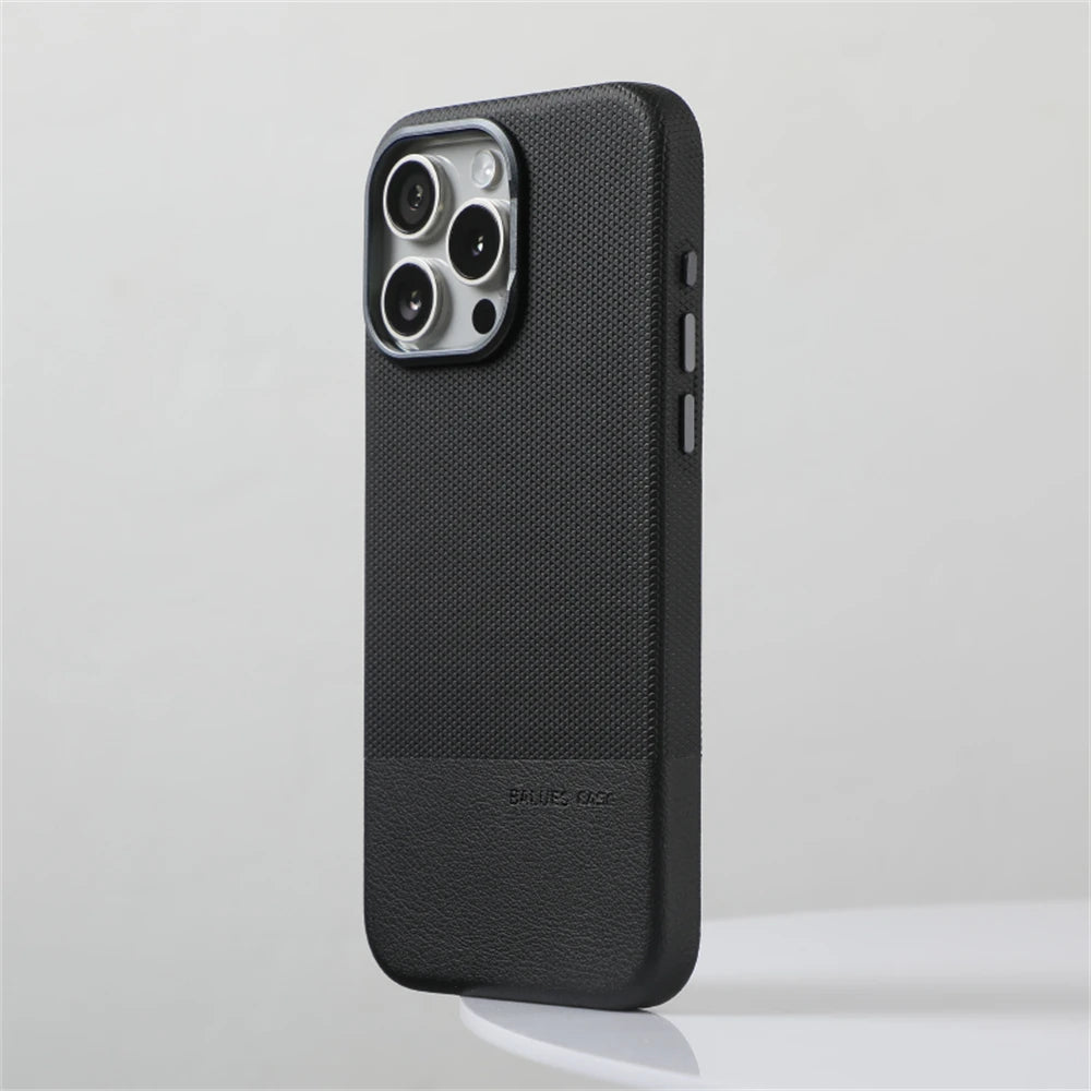 Business Lederhülle mit Magnet für iPhone 17 Serie