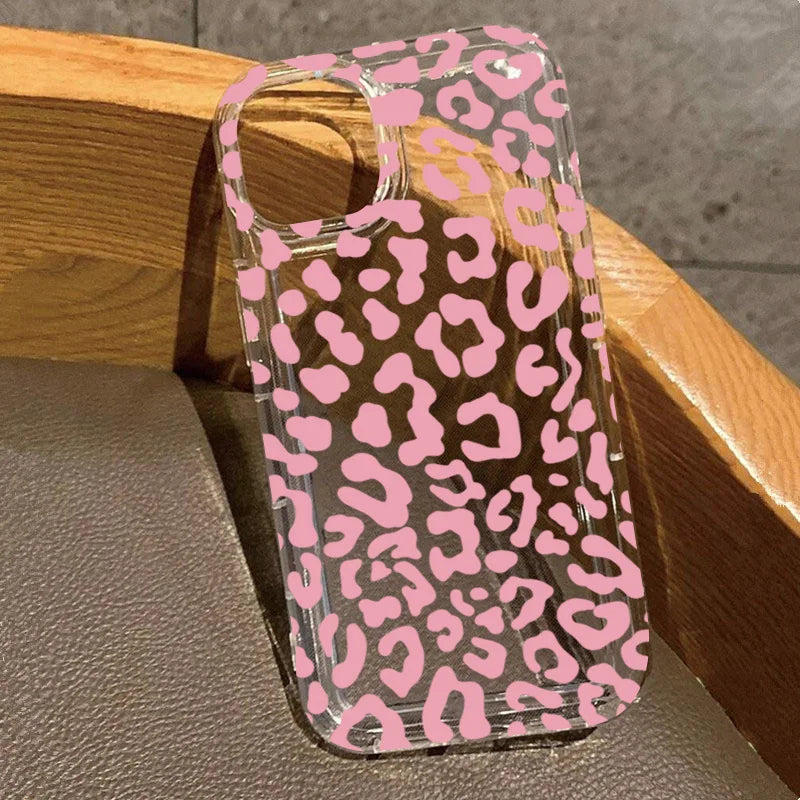 Graue Leopardenmuster Handyhülle für Samsung Galaxy