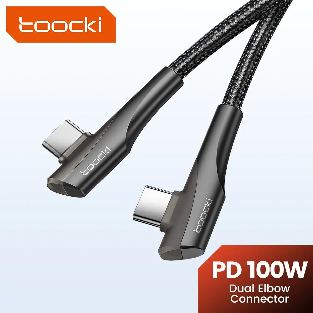 Toocki 60W/100W USB-C 90° Dual Kabel