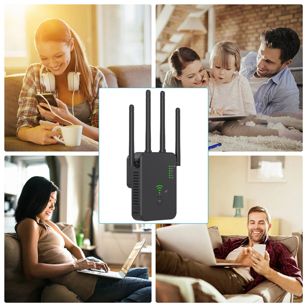 1200 MBit/s Dualband WLAN-Repeater
