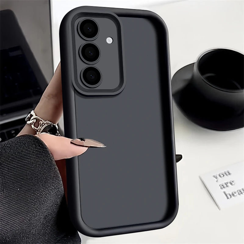 Candy Farbe Telefon Fall Für Samsung S25 S24 S23 S22 Ultra Plus S21 S24 FE A55 A34 A15 A35 A52 a53 A54 A16 5G Weiche Silikon Abdeckung