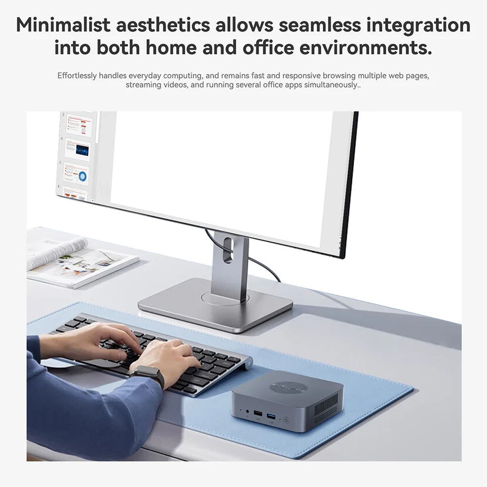 Leiser Mini-PC N100 mit 16GB RAM & 500GB SSD