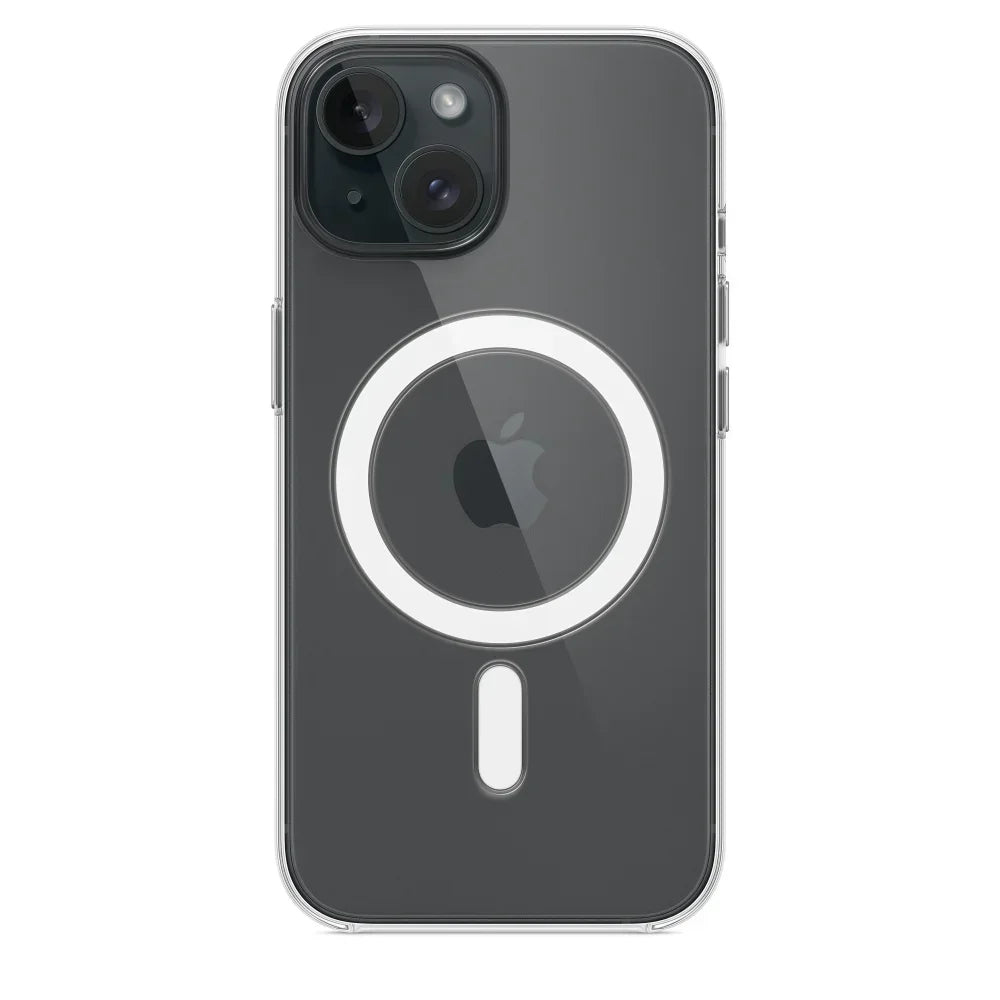 Magnetische transparente Originalhülle für iPhone 11–16 Pro Max, XS, XR, Magsafe