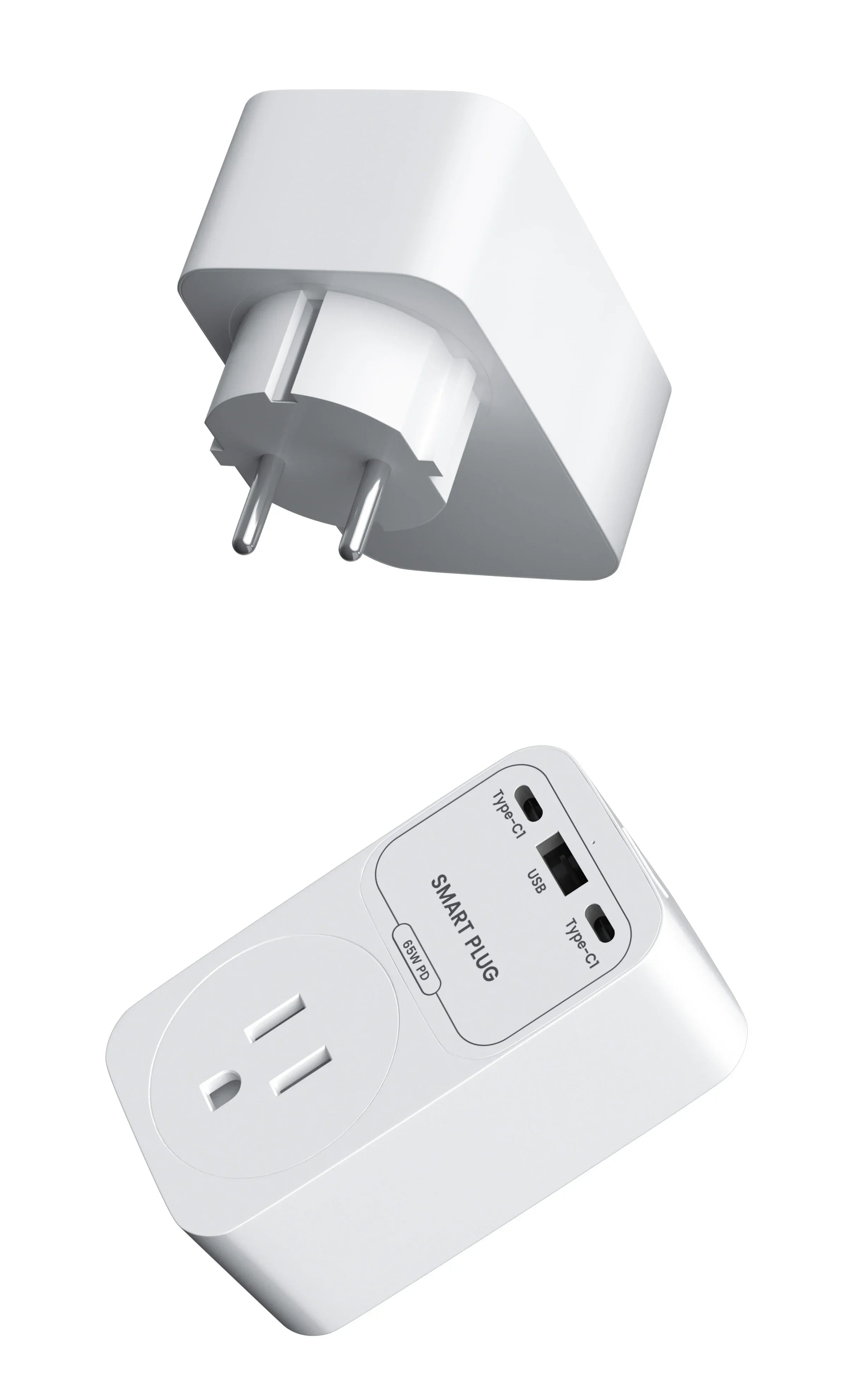 WLAN Smart Plug 65W GaN Schnellladegerät