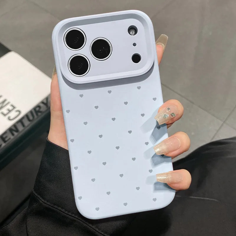 Niedliche Herz Candy Case für iPhone 17