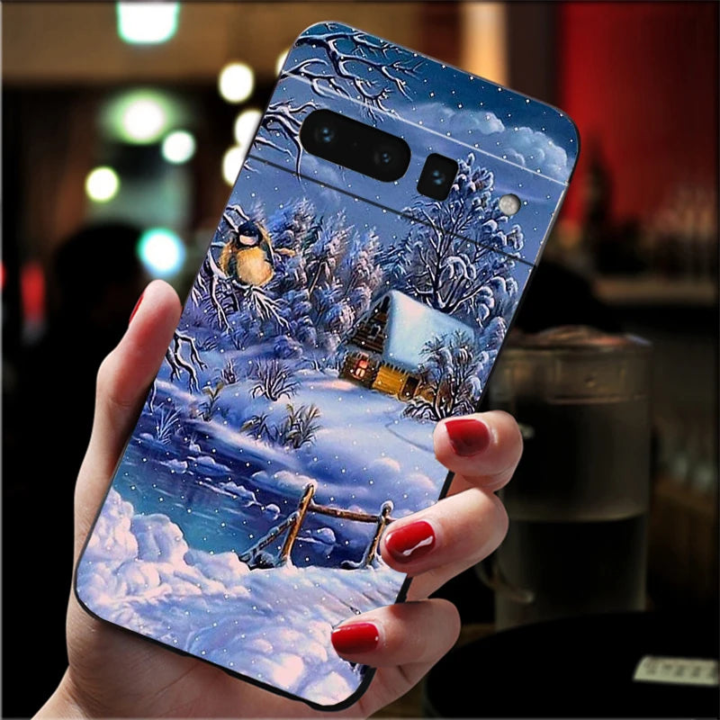 Winter TPU Hülle für Google Pixel 8, 9 & 10 Serie