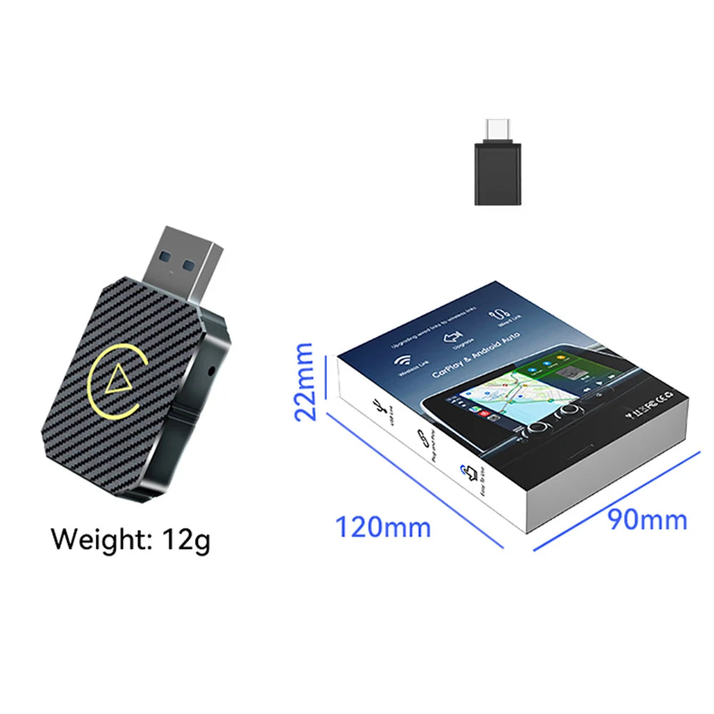 2in1 Wireless CarPlay Android Auto Adapter