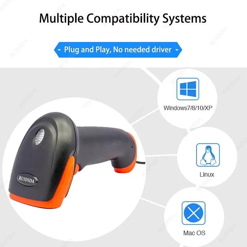 Mobiler 2D Barcode Scanner für QR & PDF417 Codes