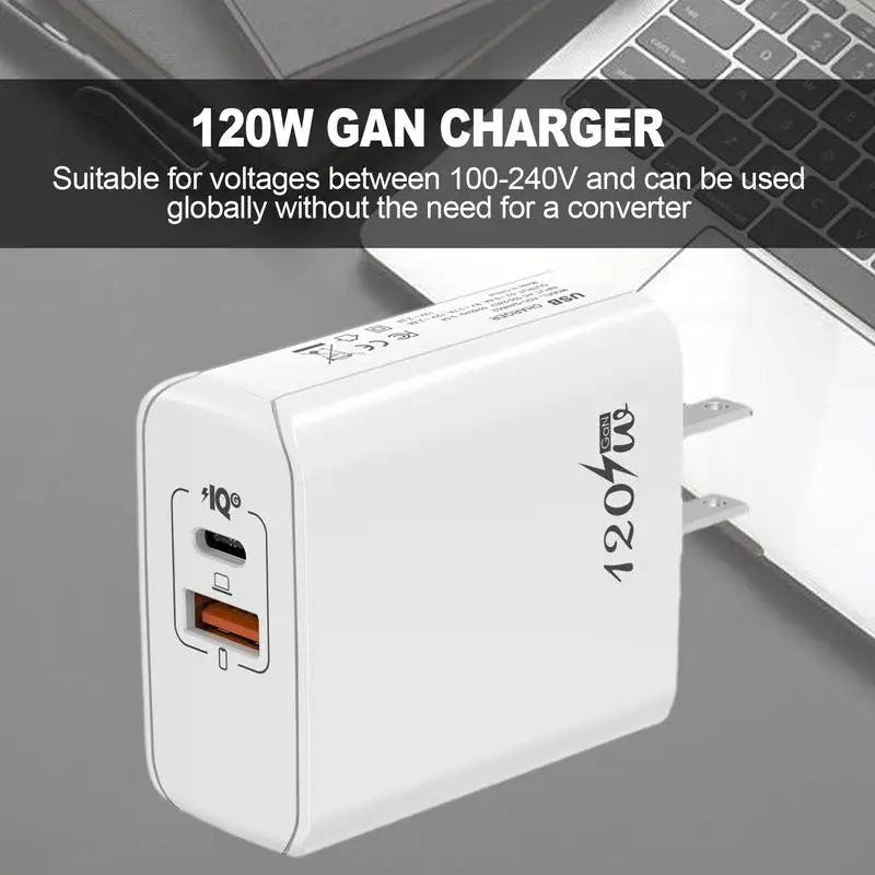 120W USB-C Schnellladegerät QC5.0