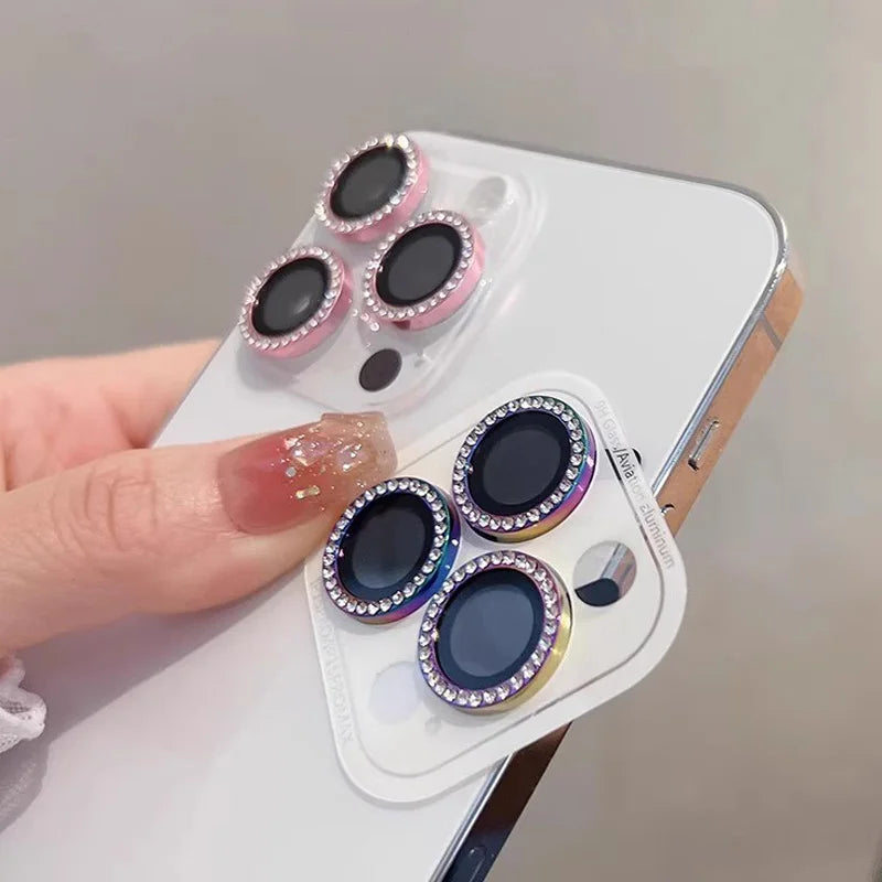 Bling Diamant Kamera Schutz iPhone