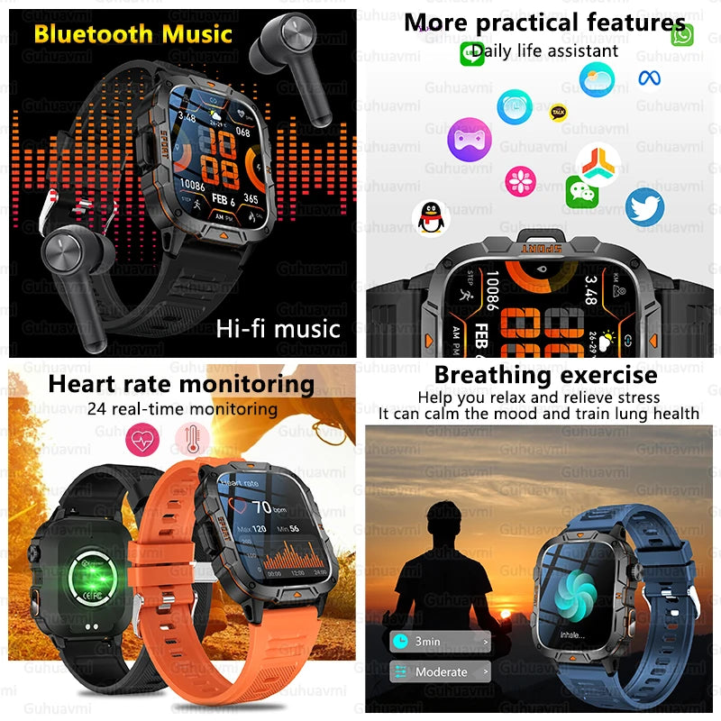 Outdoor Smartwatch 2025 mit GPS & AMOLED