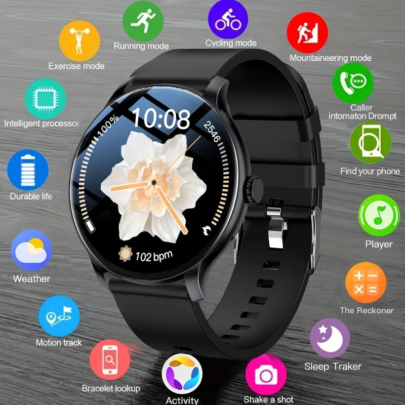 Smartwatch 2025 mit Anruffunktion und Touchscreen