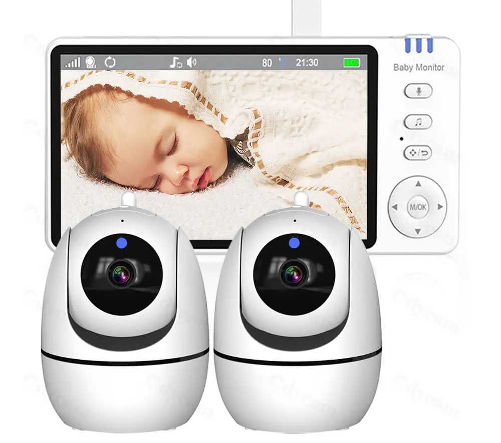 5 Zoll Babyphone Video Kamera Pan Tilt HD