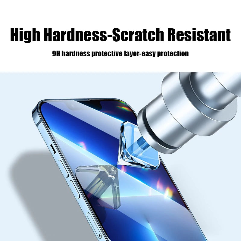 2/4 Stück 9D iPhone Schutzglas