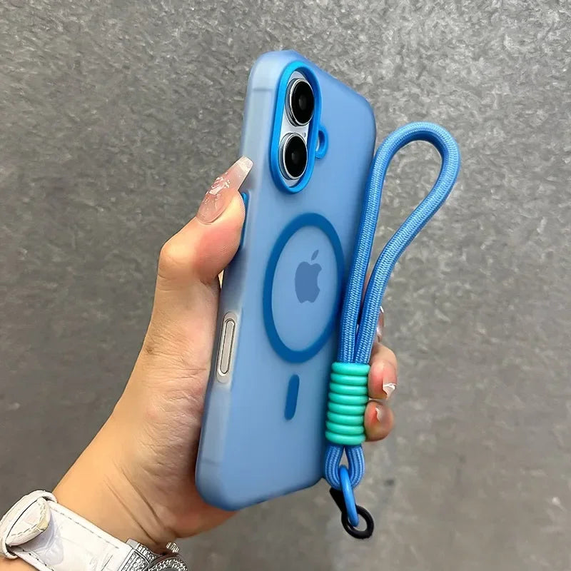 Candy-Farbige Magsafe Hülle mit Band