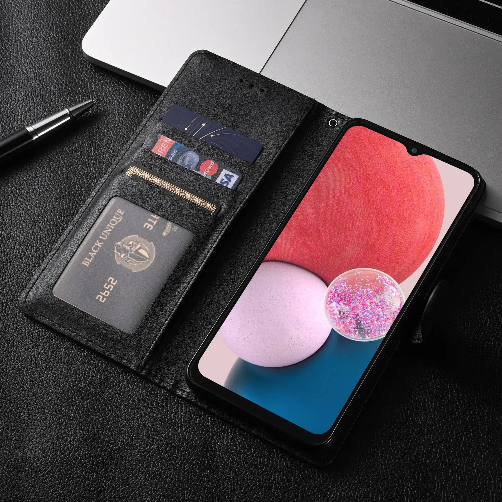 Samsung Galaxy Leder Flip Wallet