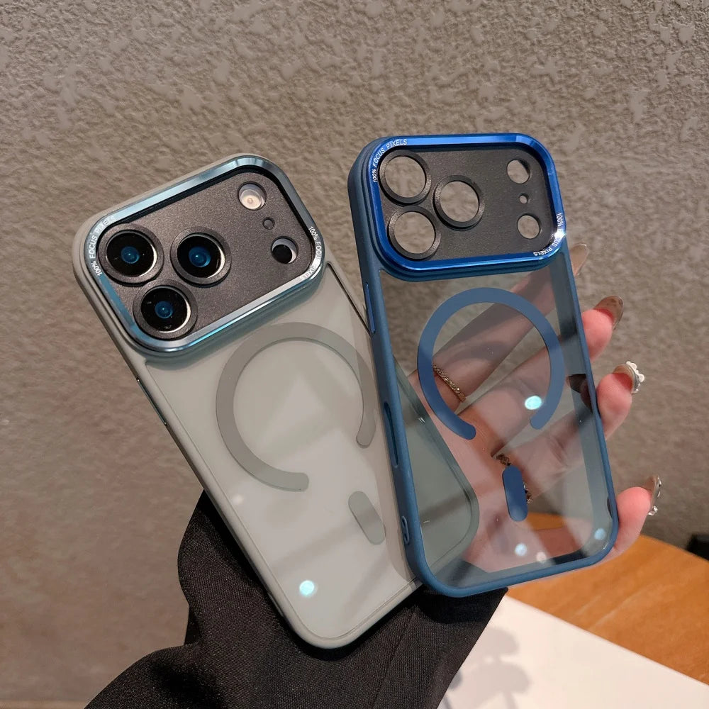 MagSafe transparente Hart-Acryl-Hülle für iPhone 17 Pro Max