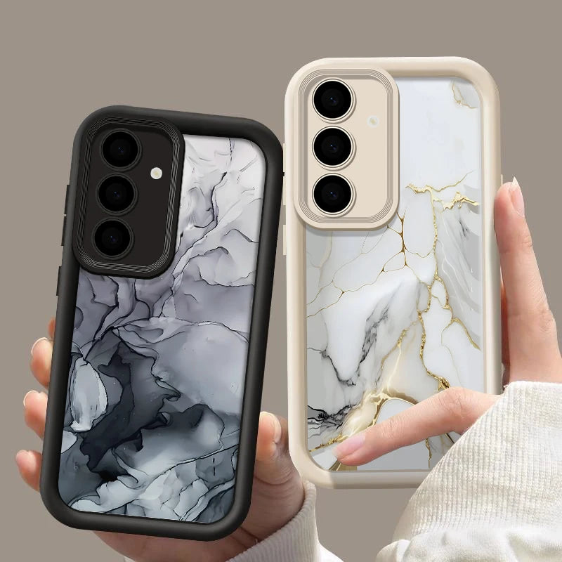 Elegante Marmorhülle für Samsung Galaxy Soft Design