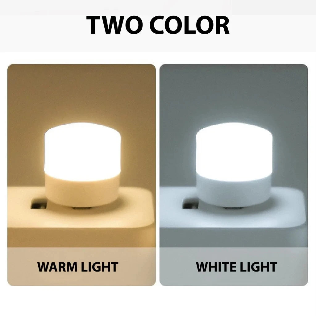 Mini USB Nachtlicht Warmweiß LED Lampe