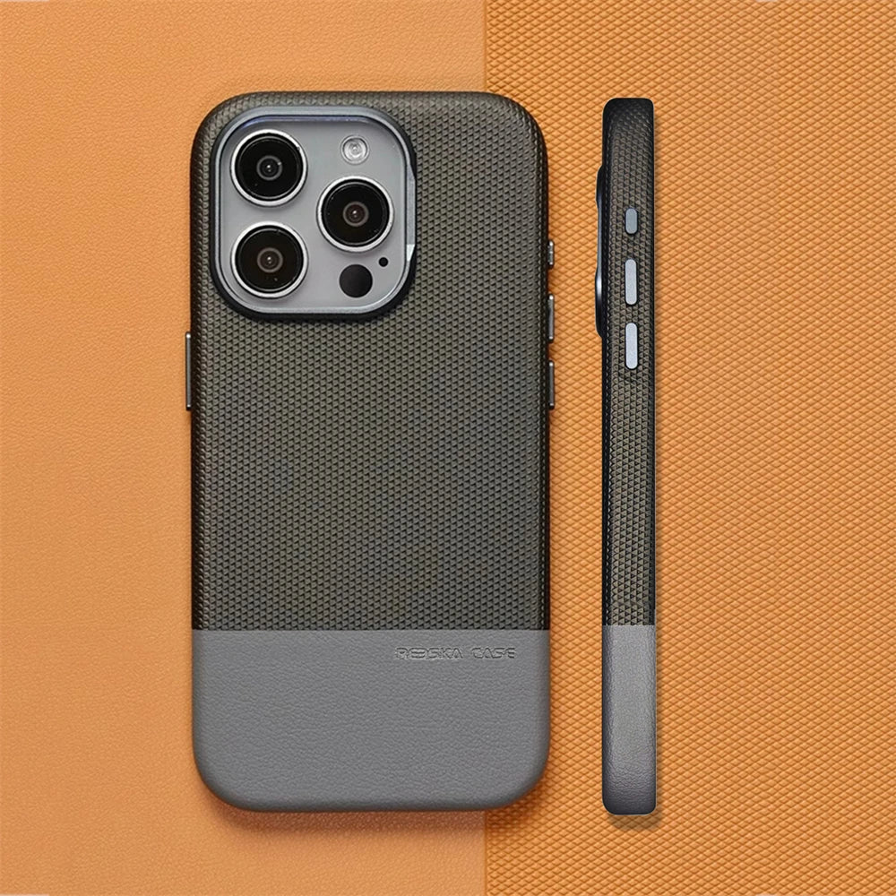 Business Lederhülle mit Magnet für iPhone 17 Serie