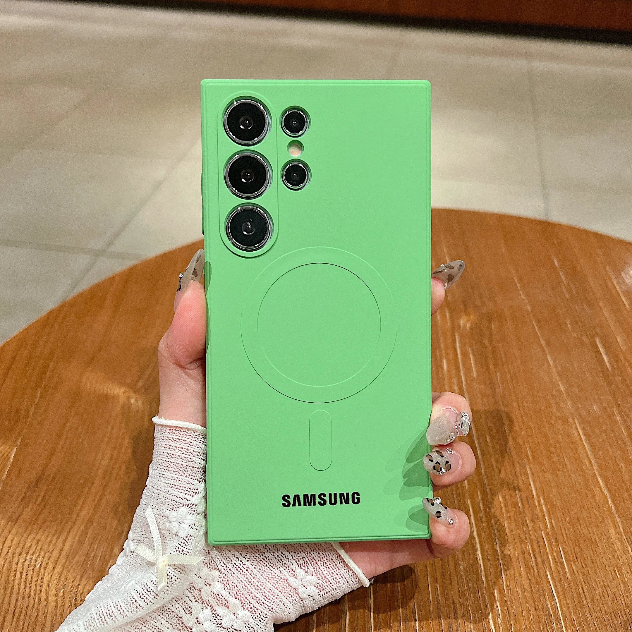 Luxus Silikon-Magnethülle Samsung