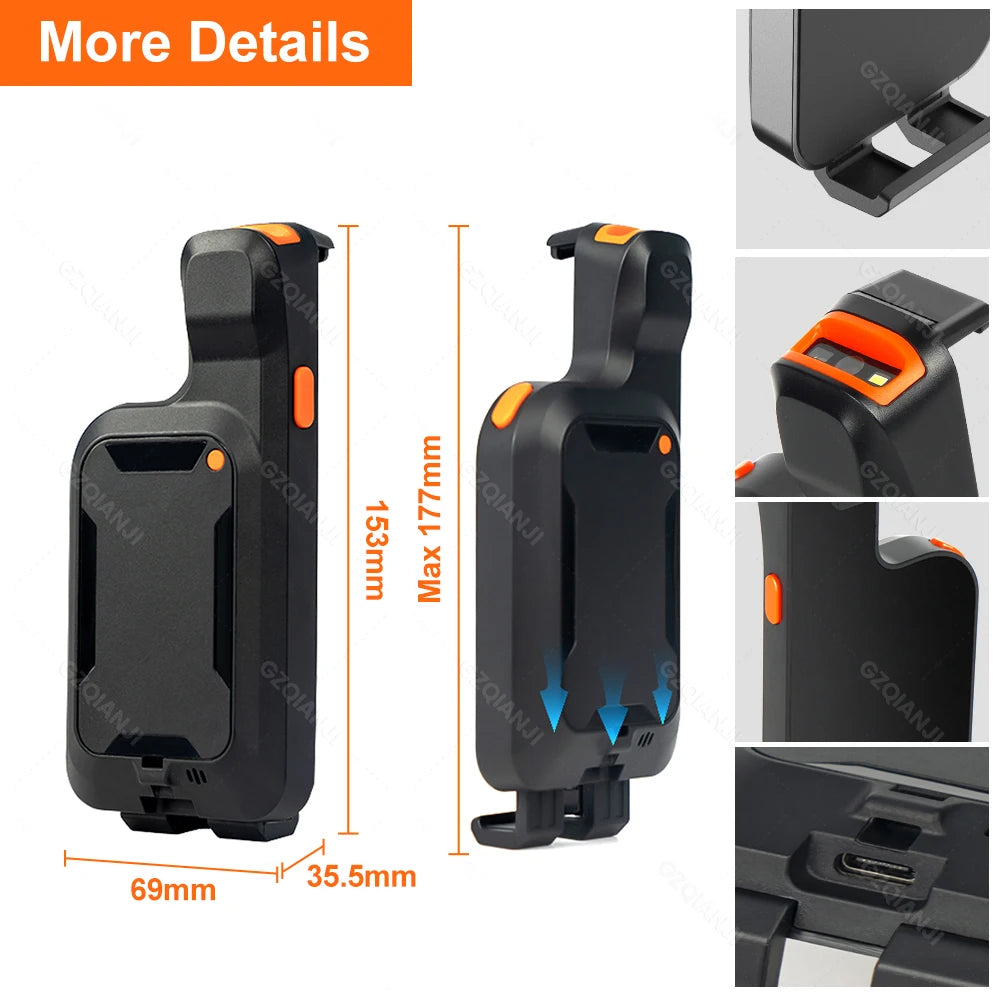 Drahtloser Mini Bluetooth 2D QR PDF417 Scanner