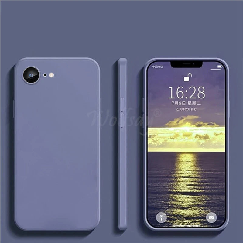 iPhone 16e Silikonhülle Flüssig Gummi