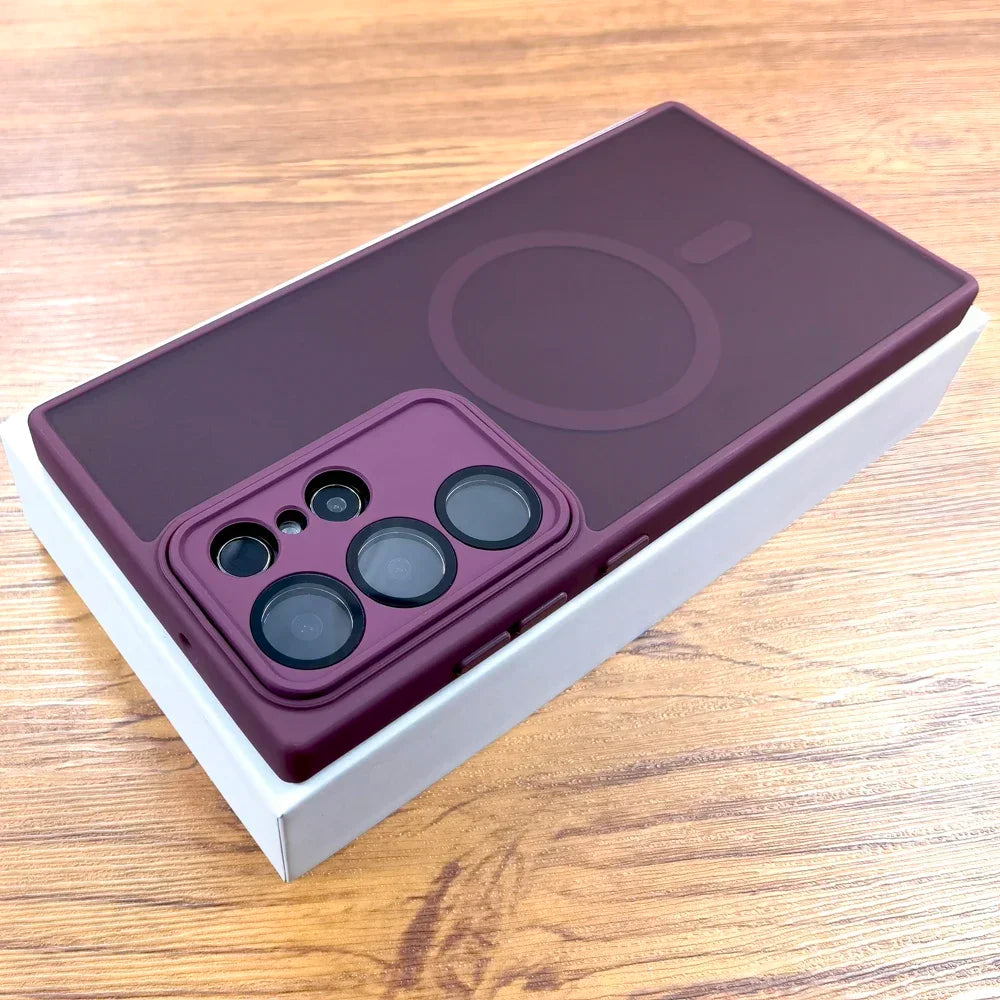 Luxus Matte Hülle für Samsung Galaxy S22–S25 Ultra