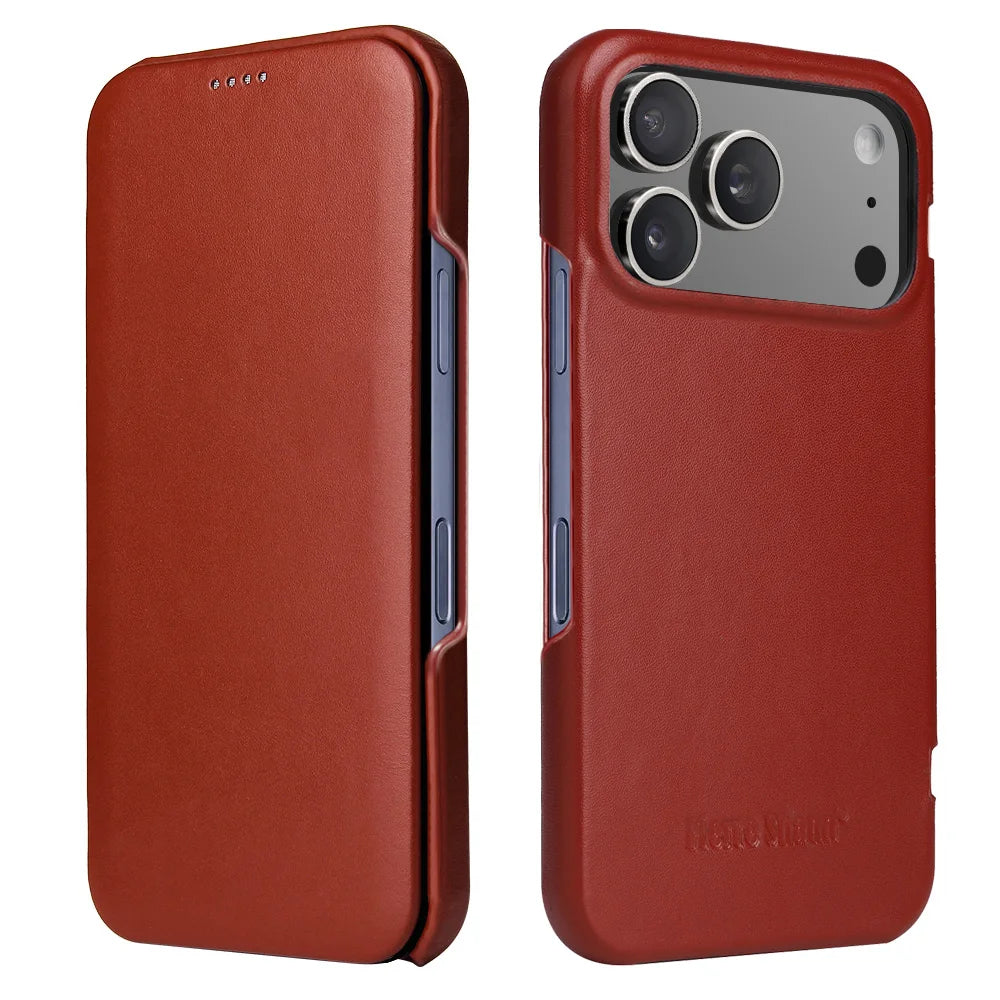 Lederhülle für iPhone 17 Pro Max Magnetisch