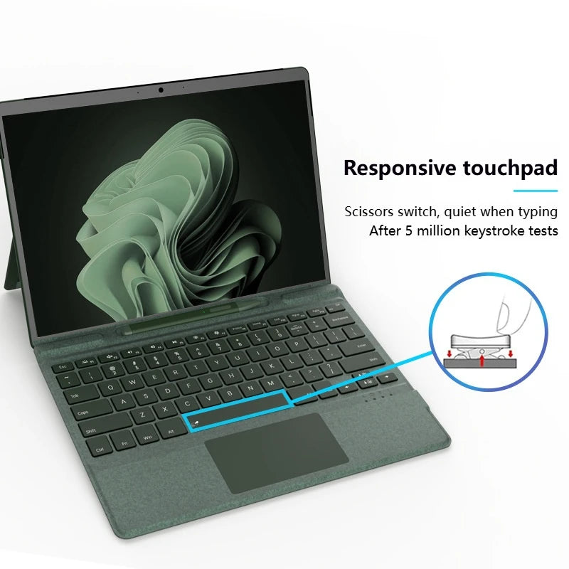 Surface Pro Bluetooth-Tastatur mit Stiftschlitz 2024