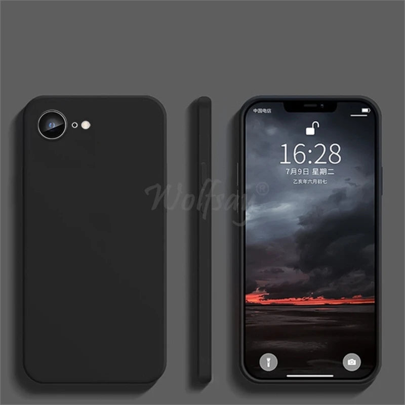iPhone 16e Silikonhülle Flüssig Gummi