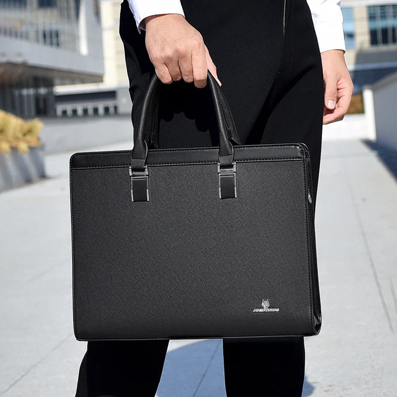 Herren Aktentasche PVC Business Tasche