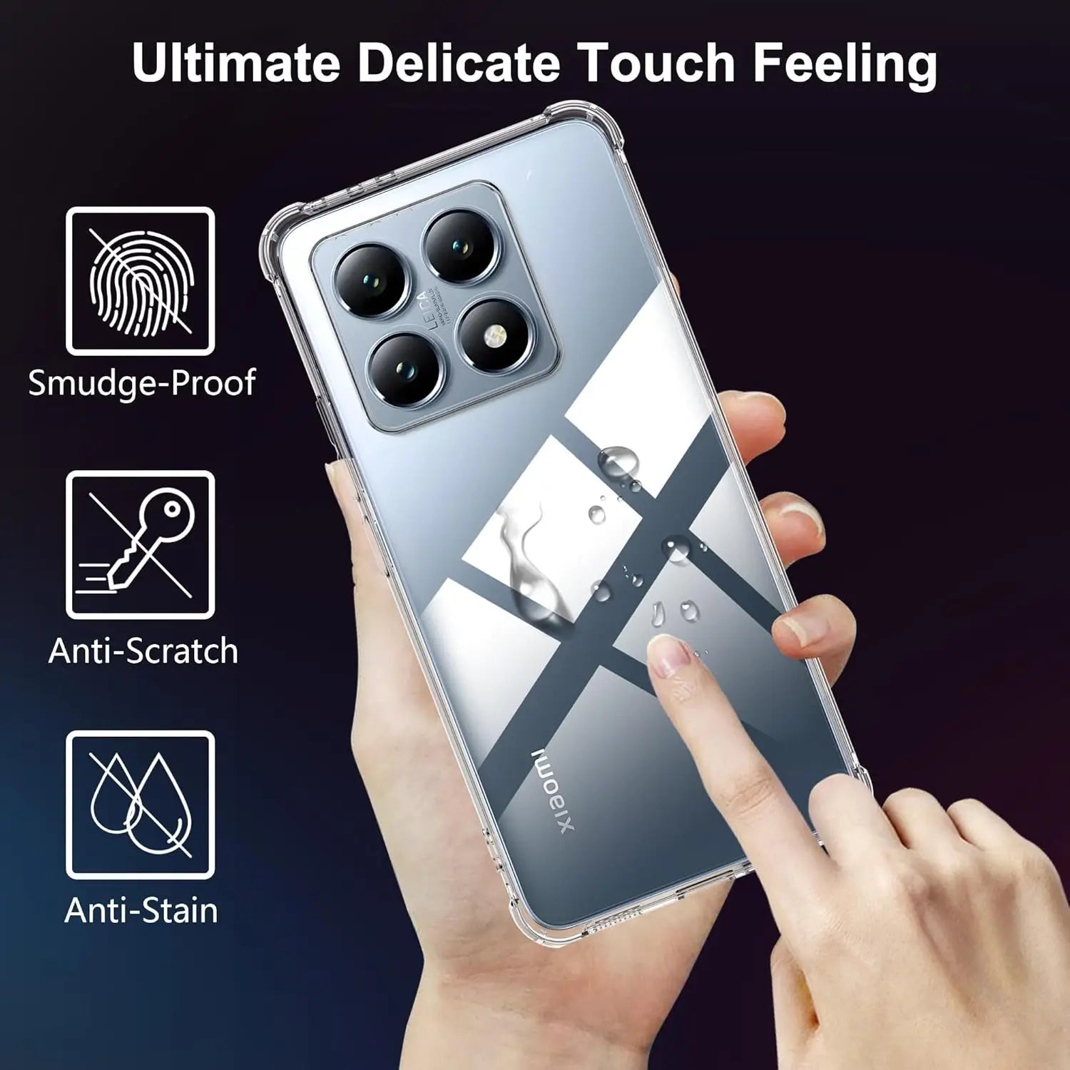 Stoßfeste TPU-Hülle für Xiaomi 14T Pro