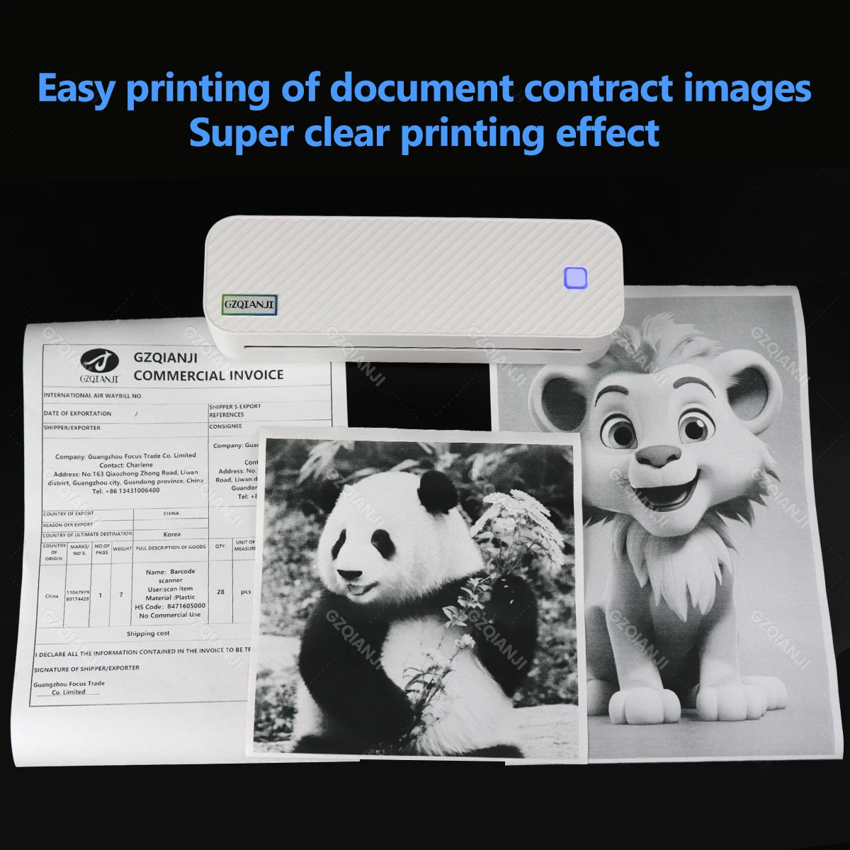 Bluetooth A4 Thermodrucker Pocket Photo Drucker