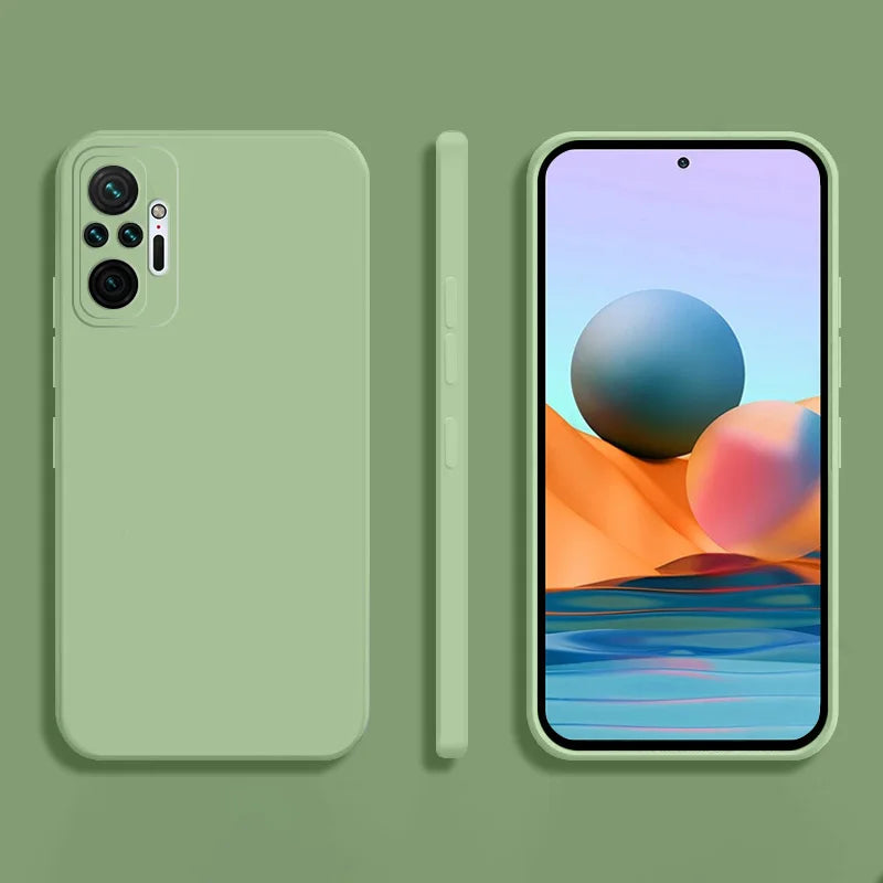 Quadratische Silikonhülle Redmi Note 10 Pro