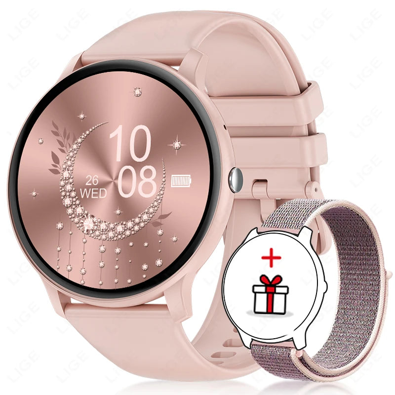 LIGE 2025 Smartwatch mit Bluetooth-Anruf & Fitnessfunktionen