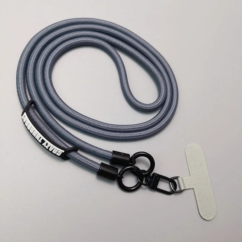 Langes einfarbiges Crossbody-Handylanyard mit Clip
