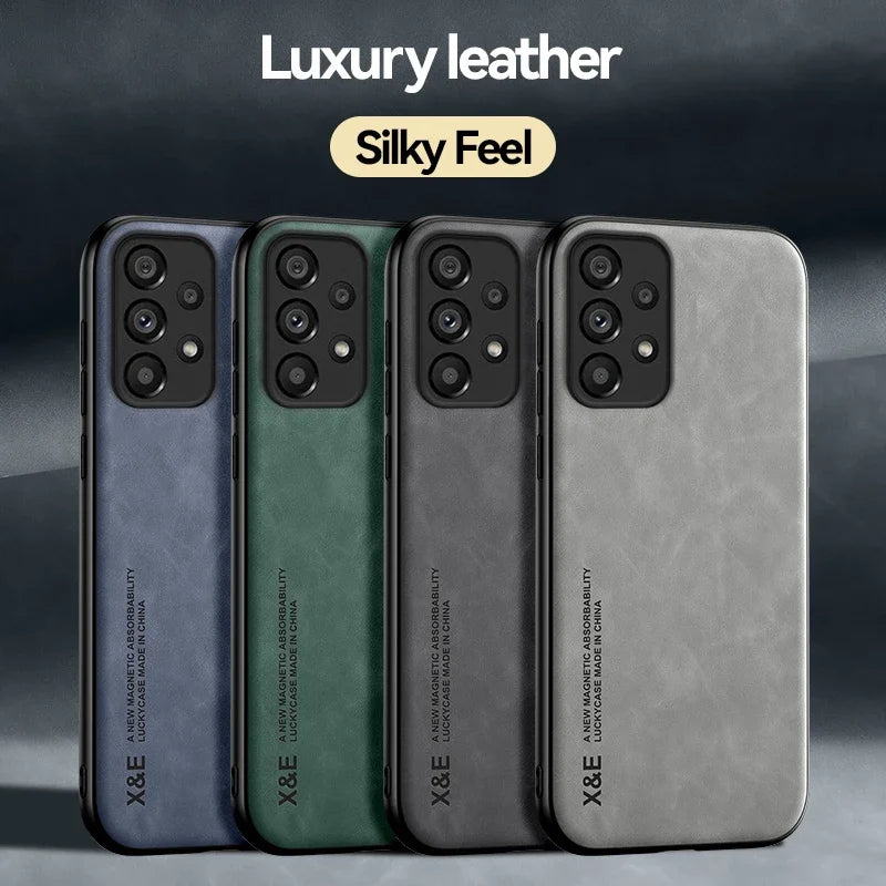 Magnetische Lederhülle für Samsung