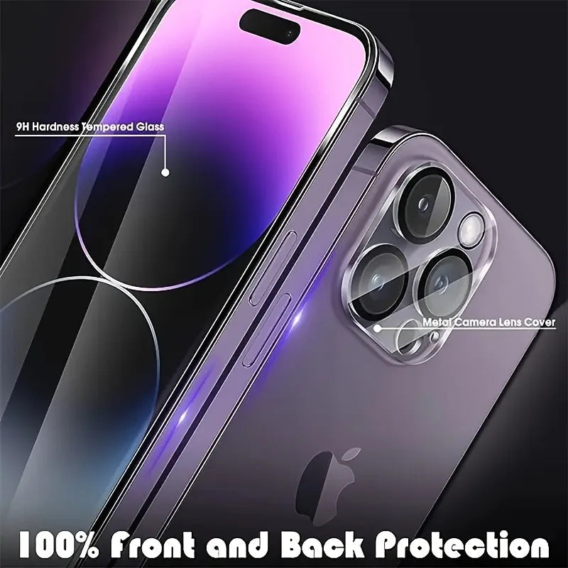 3-pack tempered glass &amp; camera protector for iPhone 17
