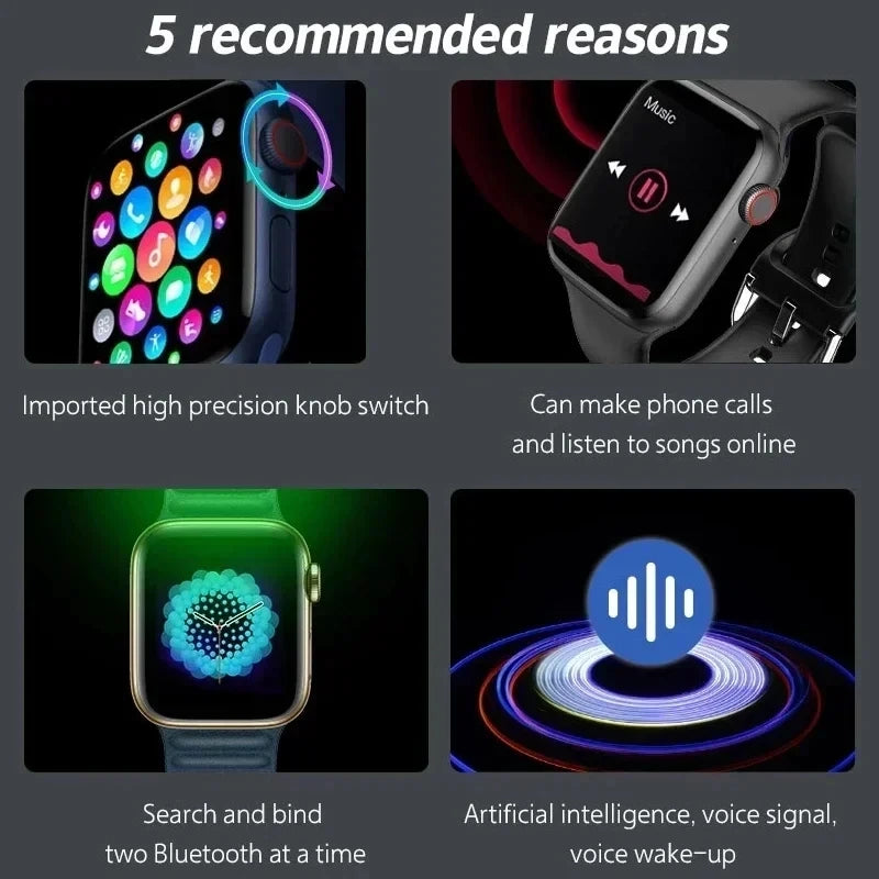 Smartwatch Serie 9 mit Anruf & Sportfunktionen