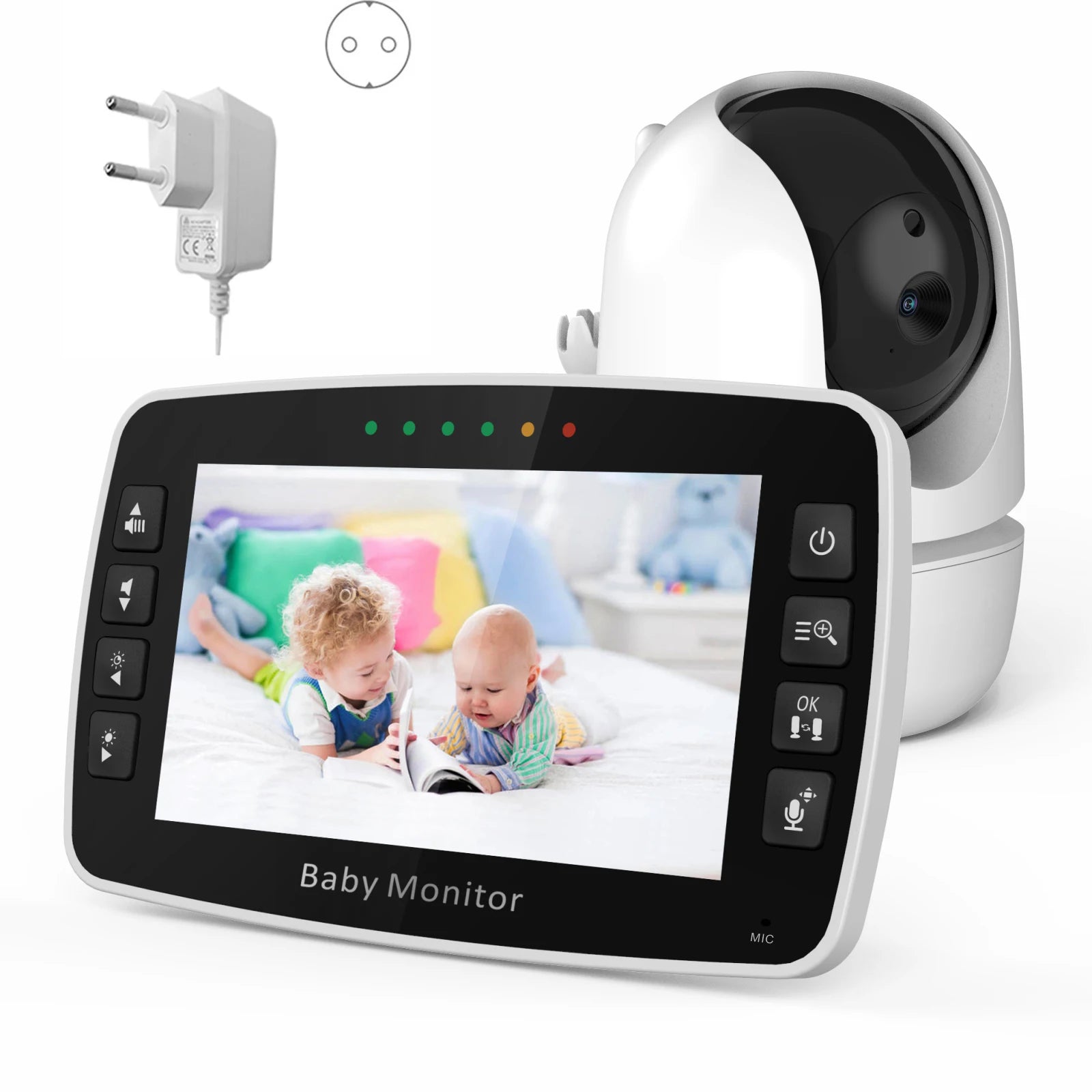 4,3-Zoll Babyphone PTZ mit Temperaturanzeige 2023