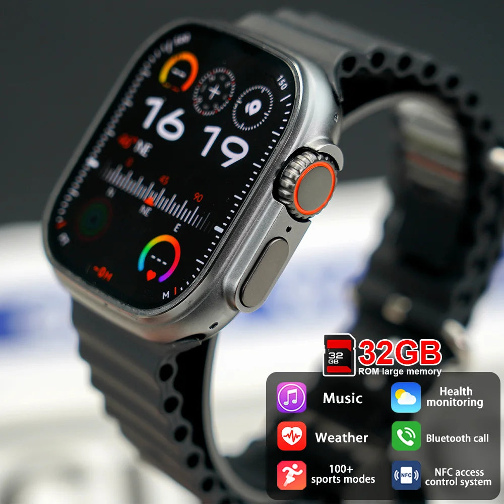 Smartwatch 2025 mit GPS NFC Bluetooth HD-Anrufen