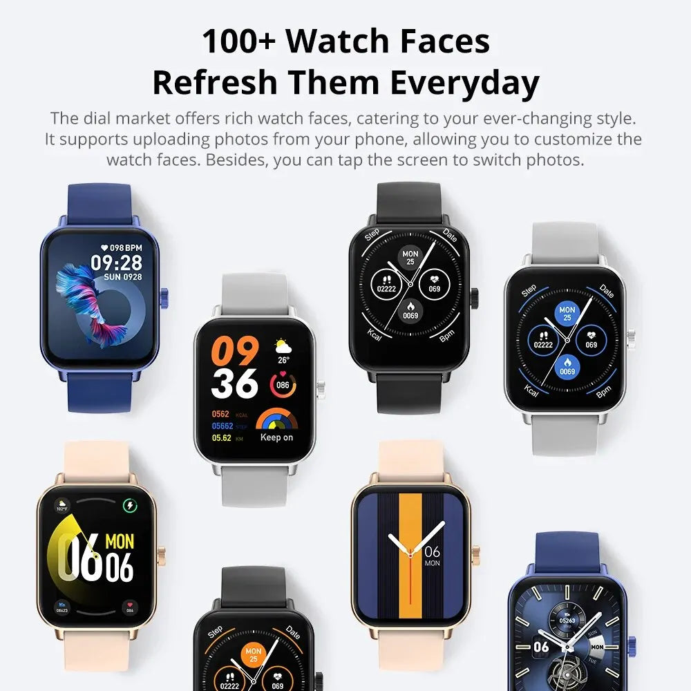 Colmi P81 Smartwatch mit Sprach-Anruf & 24h Gesundheitsmonitor